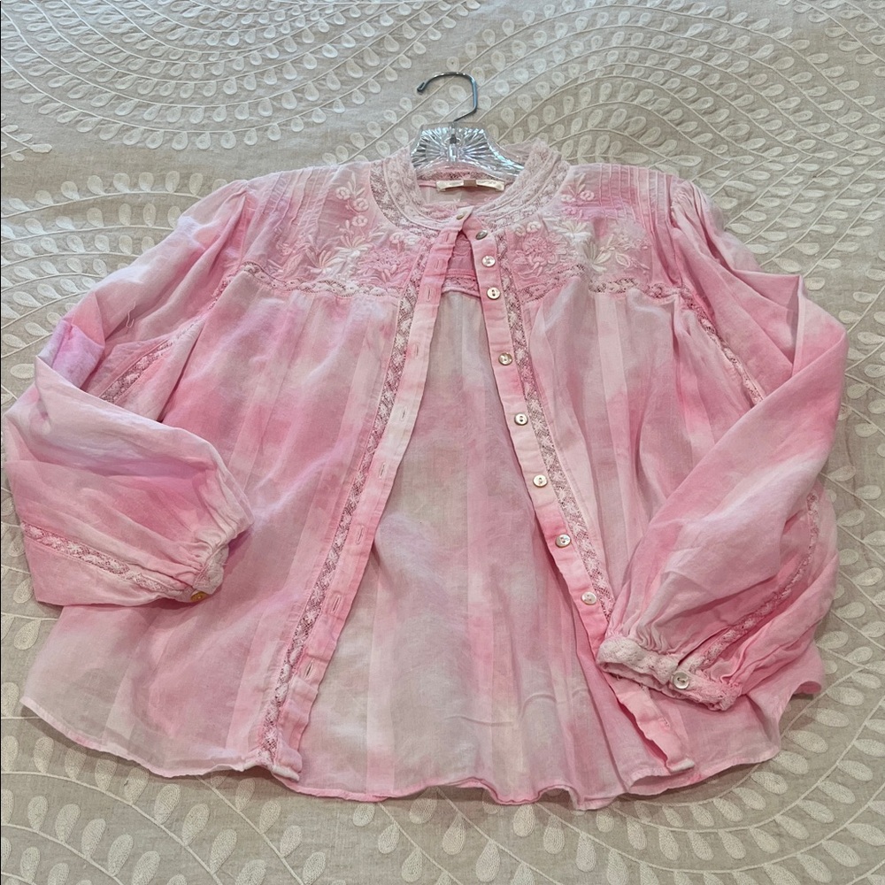 LoveShackFancy blouse